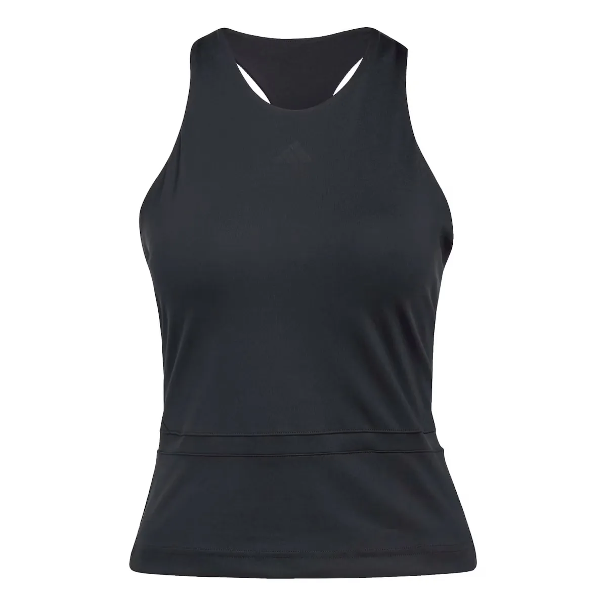 Женская теннисная майка Adidas Y-TANK MIDI, черный — фото 3