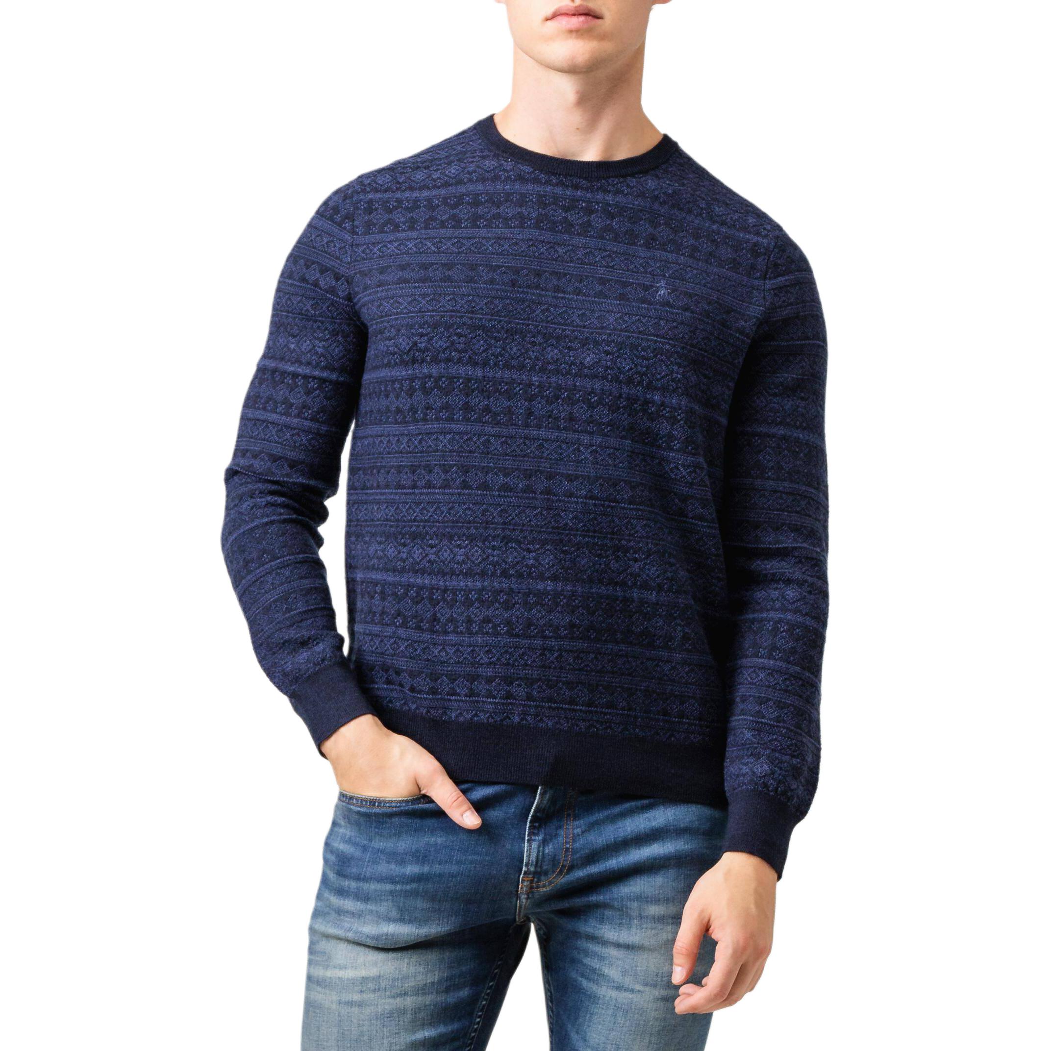 Свитер мужской морской синий Polo Ralph Lauren — фото 4