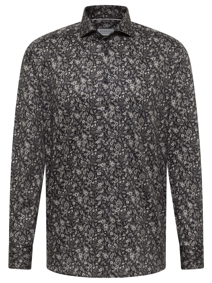 

Рубашка MODERN FIT антрацитового цвета Eterna