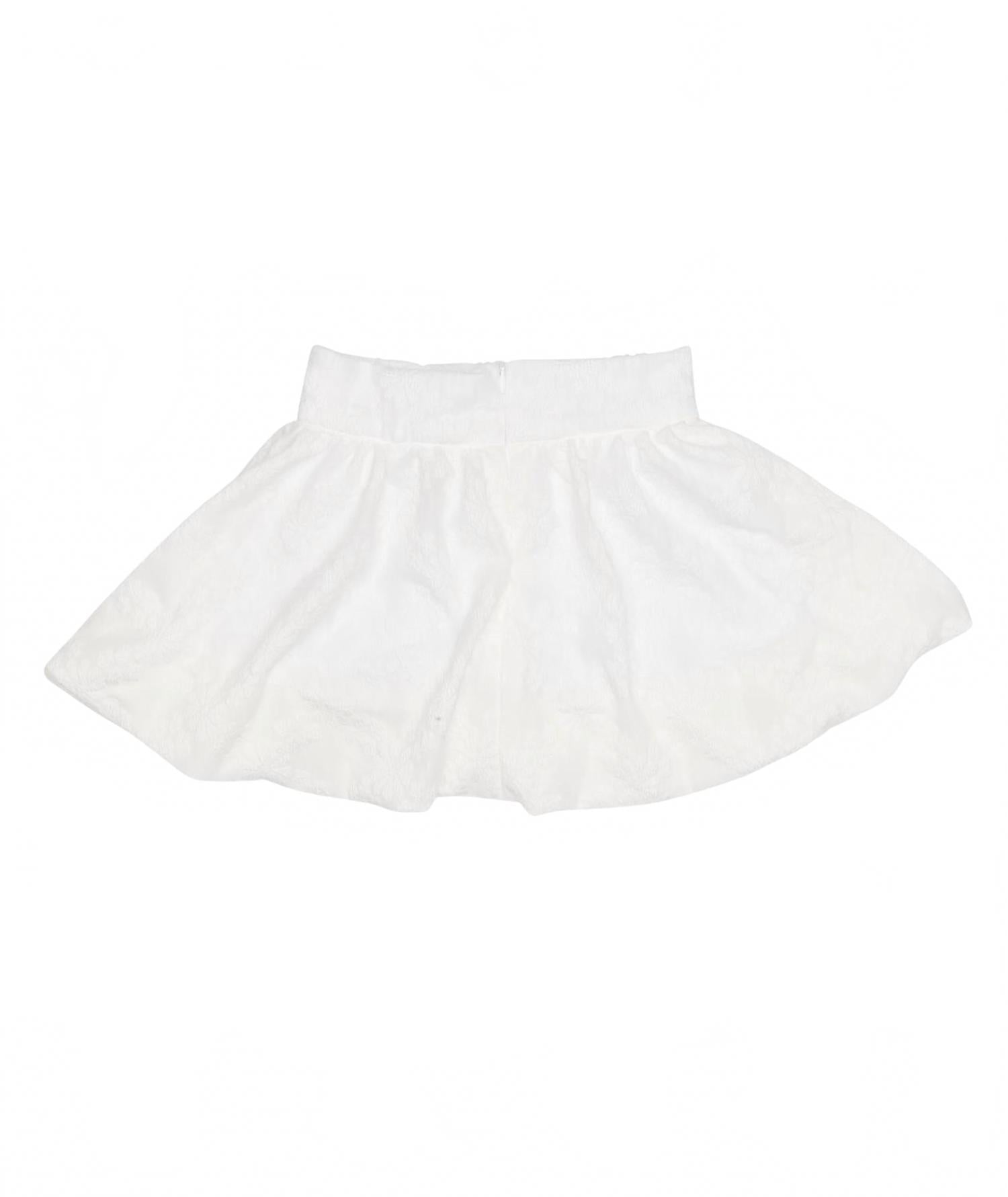 

Юбка-фонарик Estie с цветочным тиснением для девочек, белая Flowers by zoe