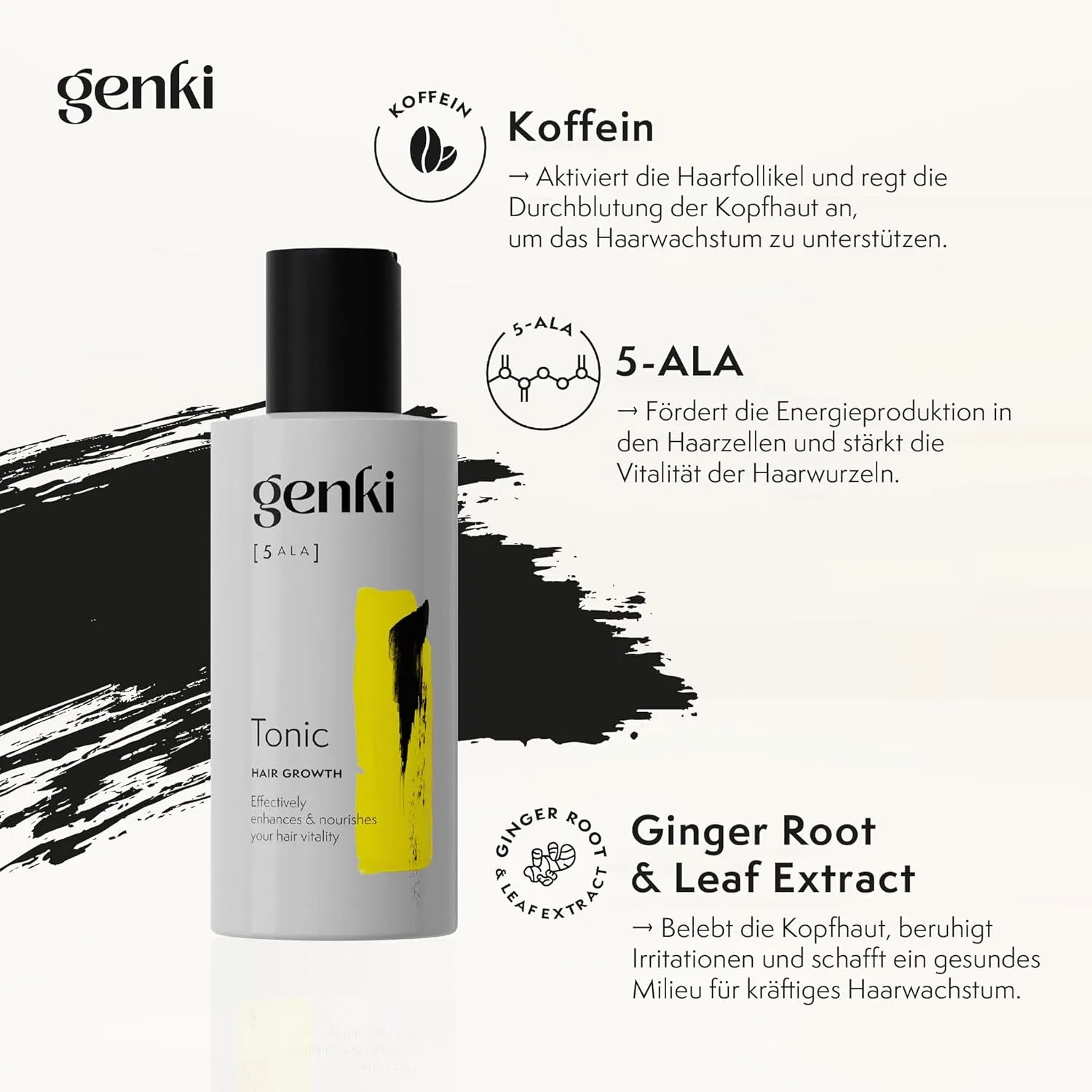 Тонизирующее средство для роста волос Growth Tonic (150 мл) Genki Haircare — фото 3