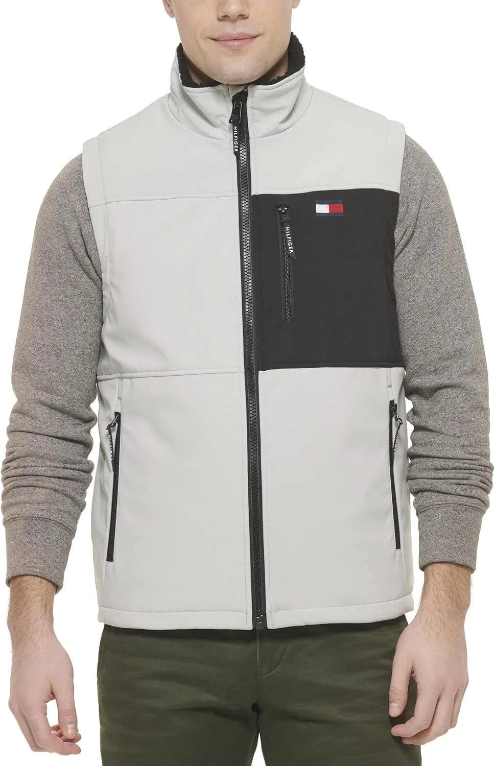 Мужской жилет Tommy Hilfiger с подкладкой из искусственной овчины