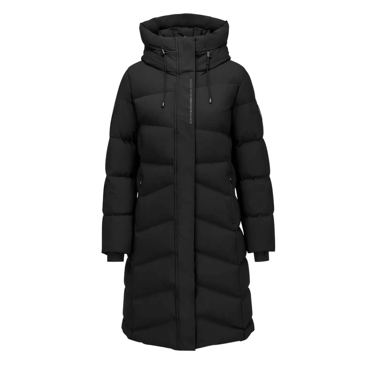 

Skechers Пуховик Women's Carbon Black/0018 с капюшоном, умеренного кроя