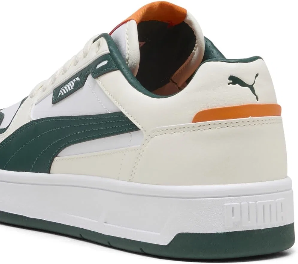 Кроссовки Puma Unisex Court Classic Street Trainers, Puma White Dark Myrtle Warm White — фото 2