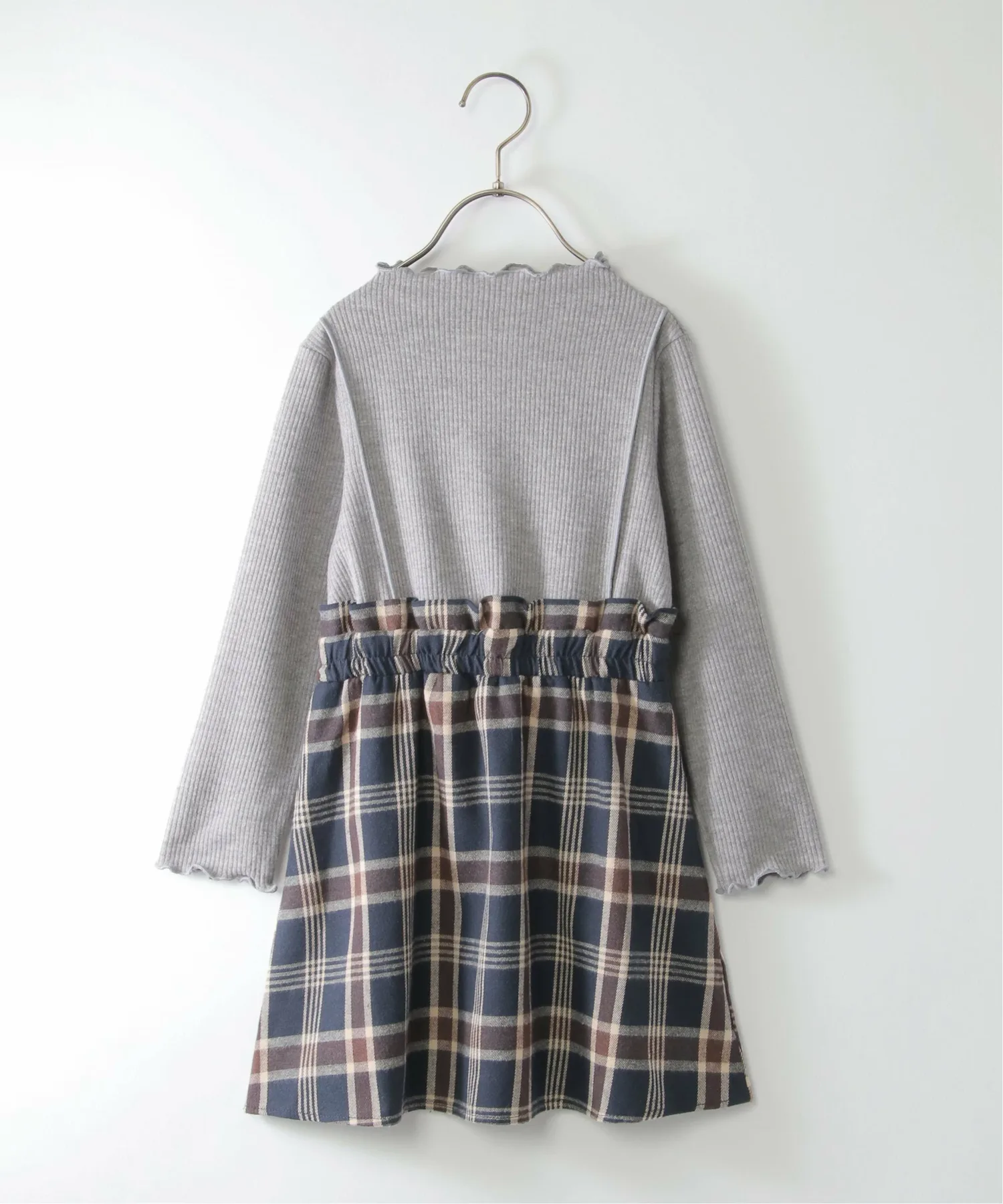 Платье для верховой езды в рубчик Mellow Rib (120–160 см) Ikka, Midi Gray — фото 2