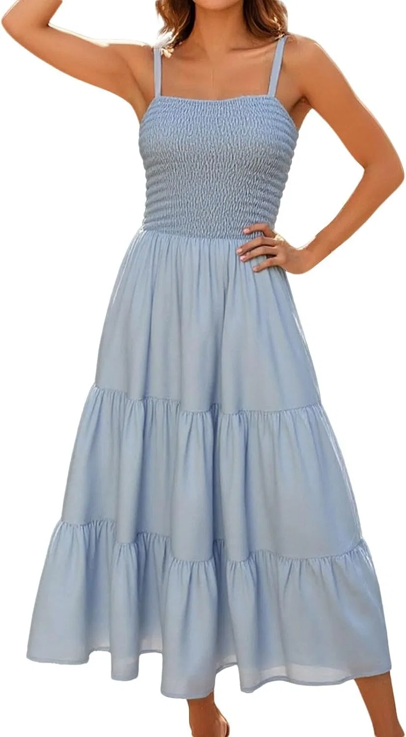 Женское вечернее платье с пайетками Sdwingk, Light Blue