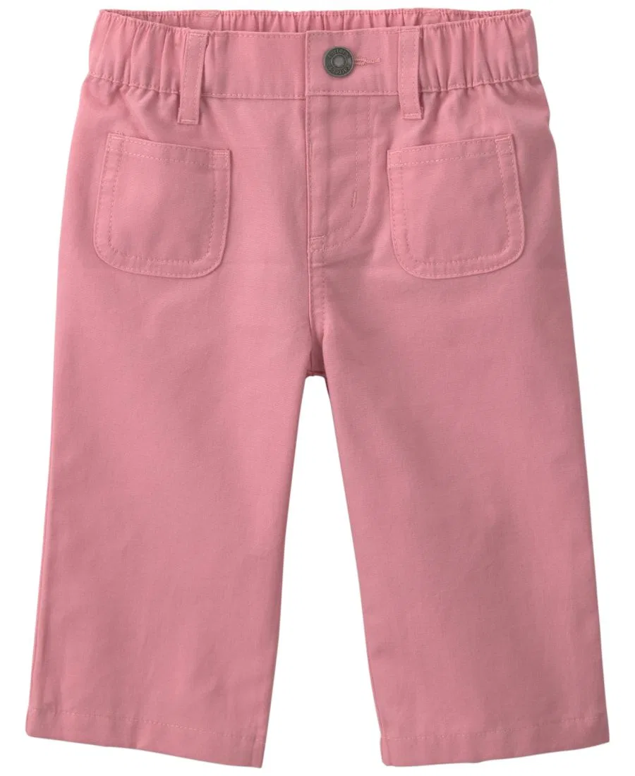 Комплект из топа с длинным рукавом и брюк, с цветочной вышивкой Carter's, Pink/Cream — фото 2