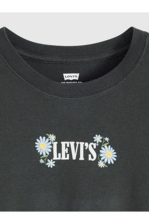 Женская футболка с длинным рукавом Levi'S, Antrasit — фото 4