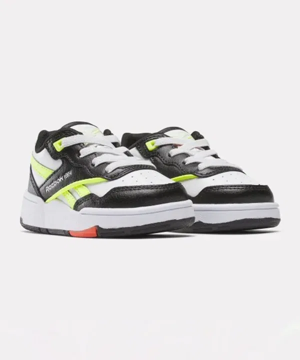 Кроссовки Reebok Bb 4000 ii, черно-желтые — фото 2