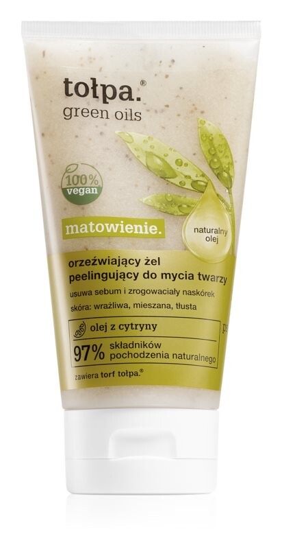 

Очищающий скраб для лица Tołpa Green Oils