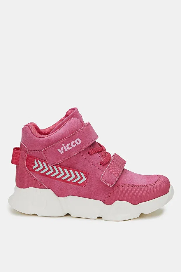 Детские ботинки для девочек на липучке Vicco, Fuchsia