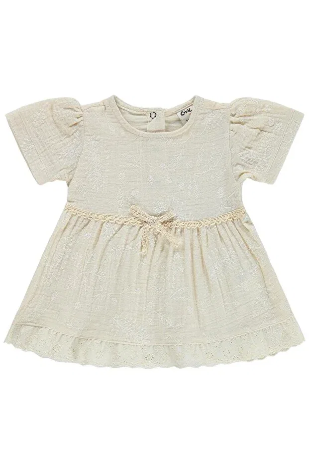 Детское платье для девочек без рукавов Bow-Tie dress Civil Baby, Beige