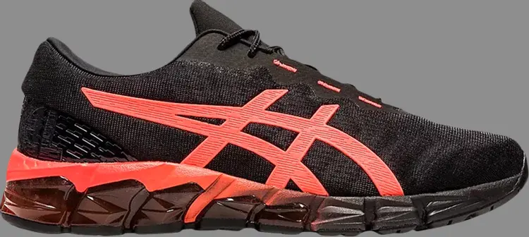 

Кроссовки gel quantum 180 5 'black sunrise red' Asics, черный