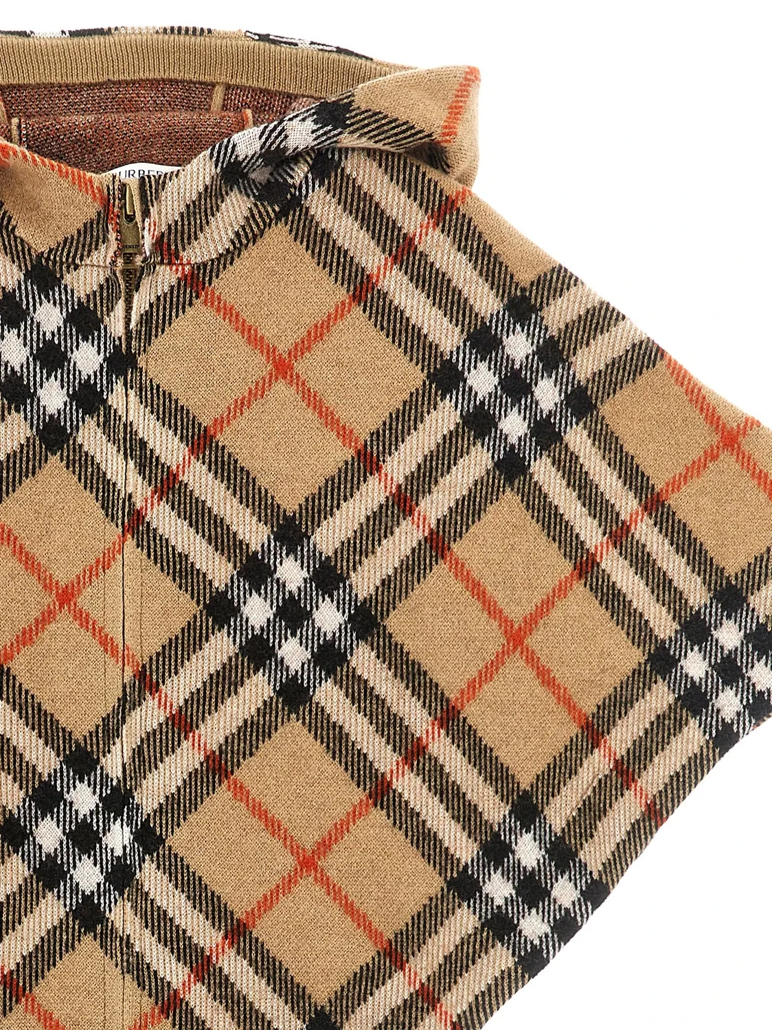 Накидка "Летт" Burberry, бежевый — фото 3