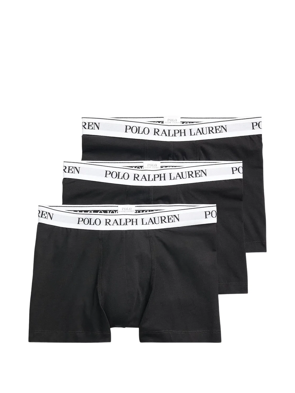 Боксеры, набор из 3, черные Polo Ralph Lauren, черный