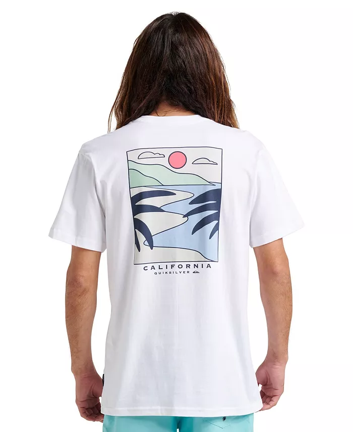 

Мужская футболка с коротким рукавом Cruising Quiksilver, белый