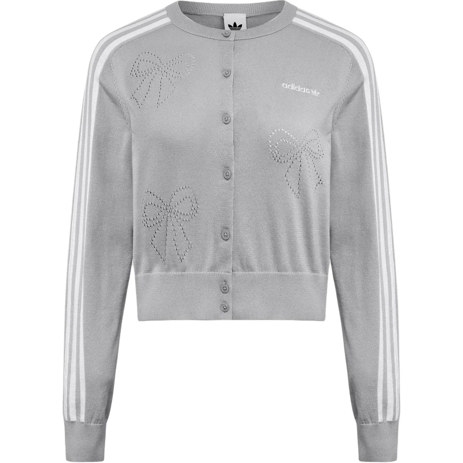 Кардиган трикотажный Adidas Originals серый
