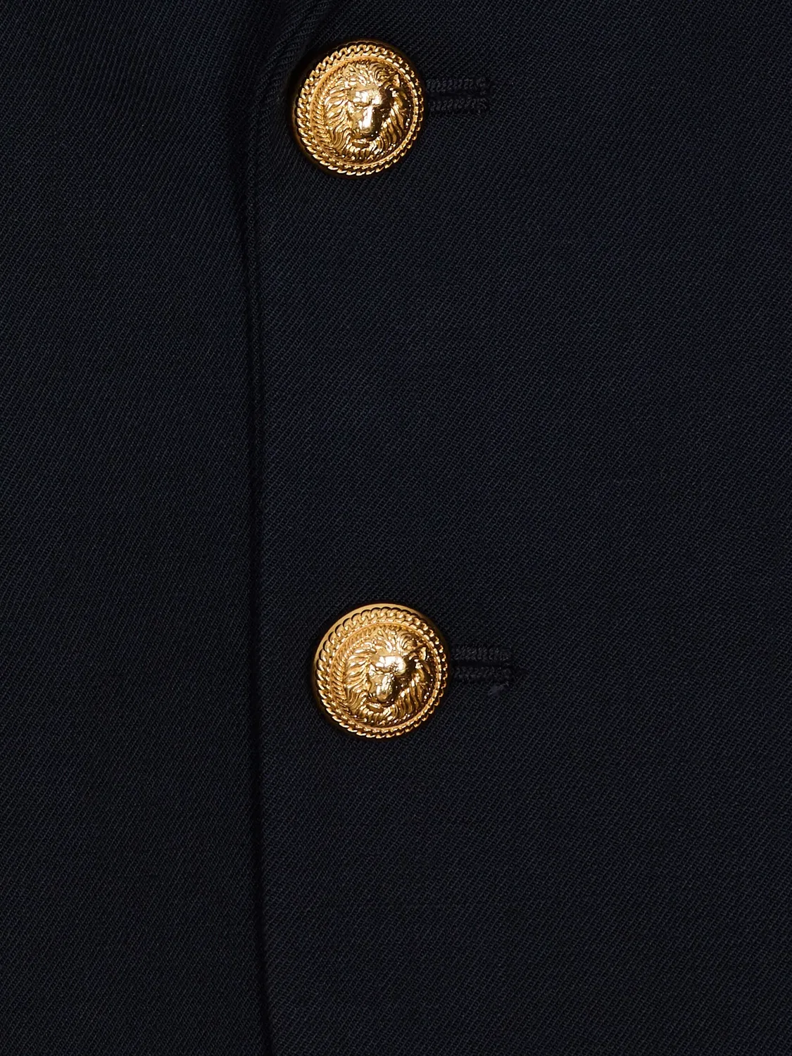 Пиджак из смесовой шерсти Balmain, синий — фото 3