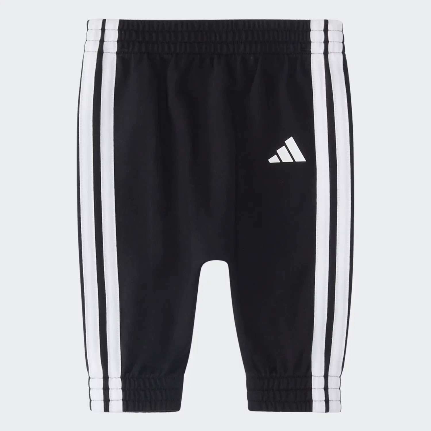 Детский комплект из боди и штанов с длинным рукавом Adidas Sportswear, серый меланж — фото 3