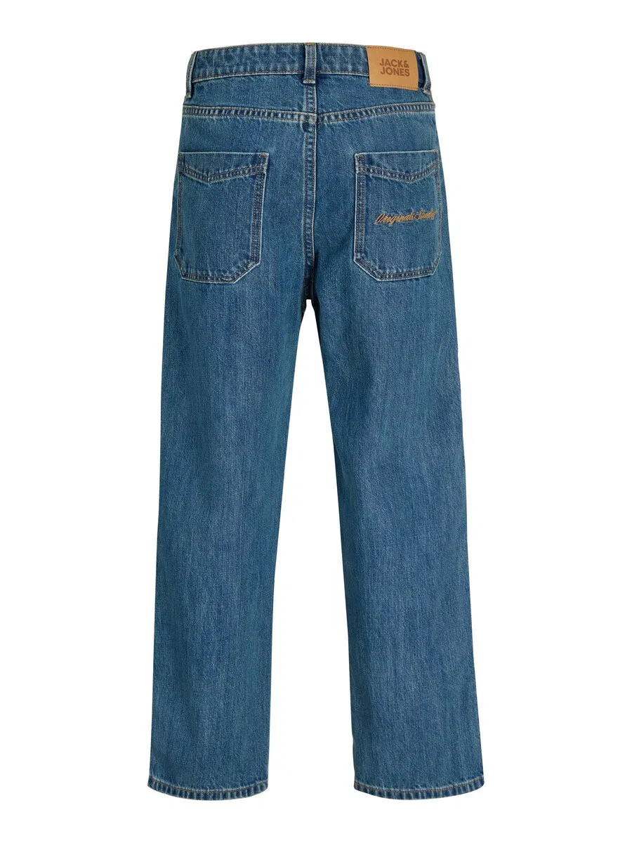Джинсы Jack & Jones Junior Baggy Jeans 'JJIALEX JJNORREBRO' синего цвета — фото 3