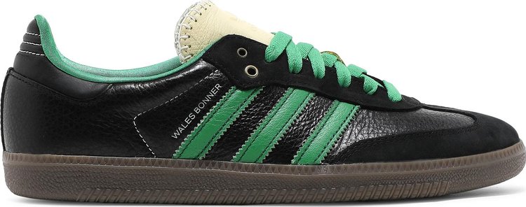 Кроссовки Adidas Wales Bonner x Samba 'Black Green', черный - фото