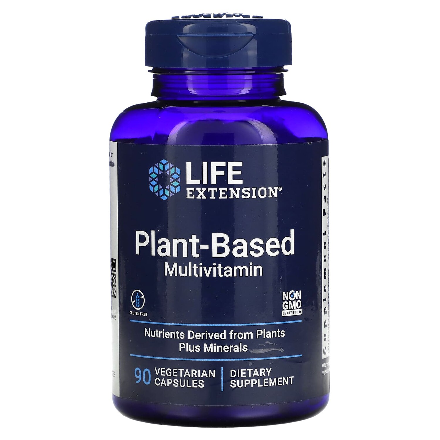 

растительные мультивитамины, 90 вегетарианских капсул Life Extension