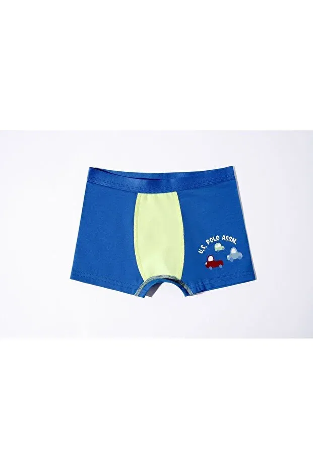 Детский комплект трусов для мальчиков с принтом U.S. Polo Assn., Cobalt — фото 2