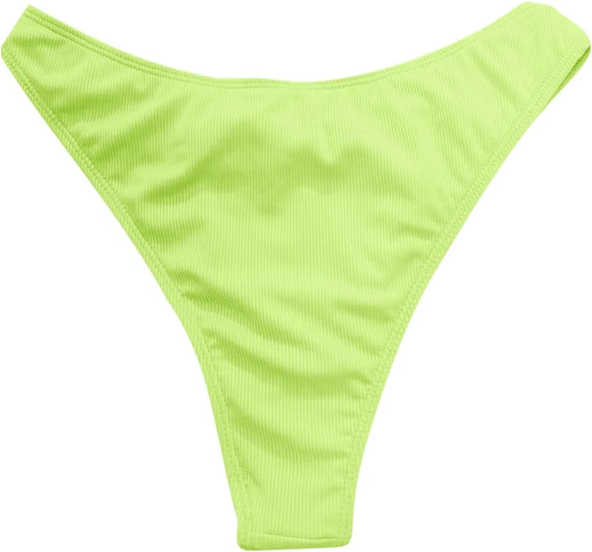 Женский бикини-комплект с одним плечом O-Ring Push Up, Army Green — фото 4