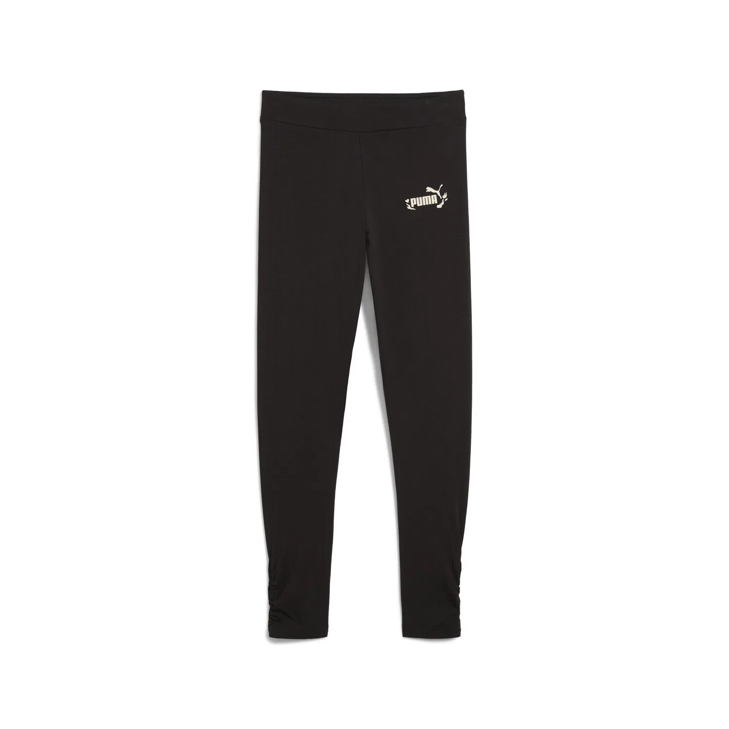Детские леггинсы с принтом Flaming Love Puma, Schwarz