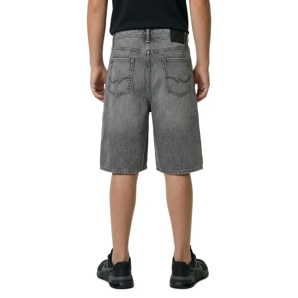 Шорты джинсовые Iron Original Jack & Jones, серый — фото 4