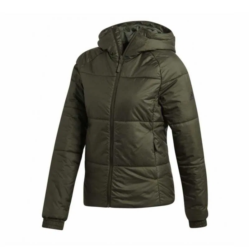 Женская куртка-пуховик Adidas, Dark Green