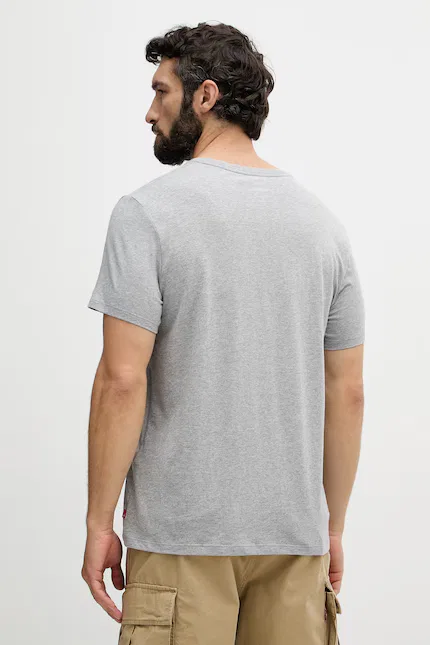 Футболка хлопковая 2 шт Levi's, белый — фото 4