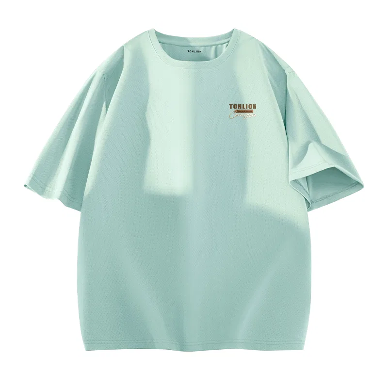 Детская футболка с принтом Ice Silk Cool Tonlion, Цвет Ice Silk Cool Heather Green