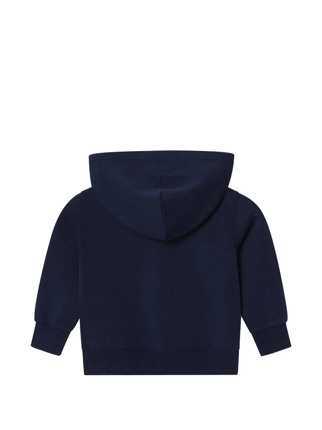 Худи на молнии с вышитым логотипом Polo Ralph Lauren Kids, синий — фото 2