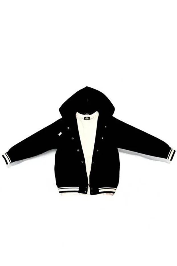 Детский комплект худи с капюшоном Zekids, Black