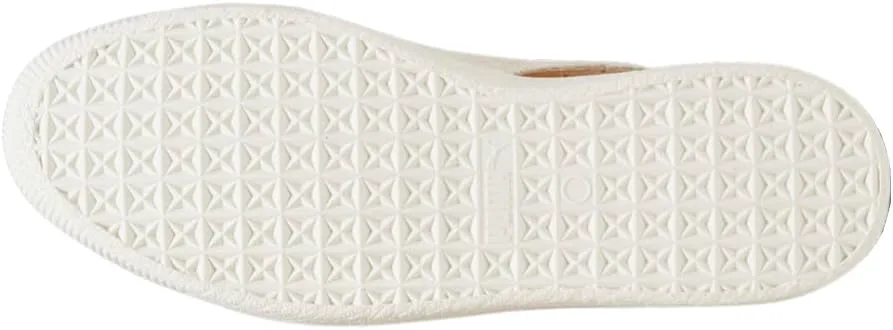 Мужские кроссовки PUMA Clyde Paris на шнуровке повседневные - коричневые, слоновая кость — фото 2