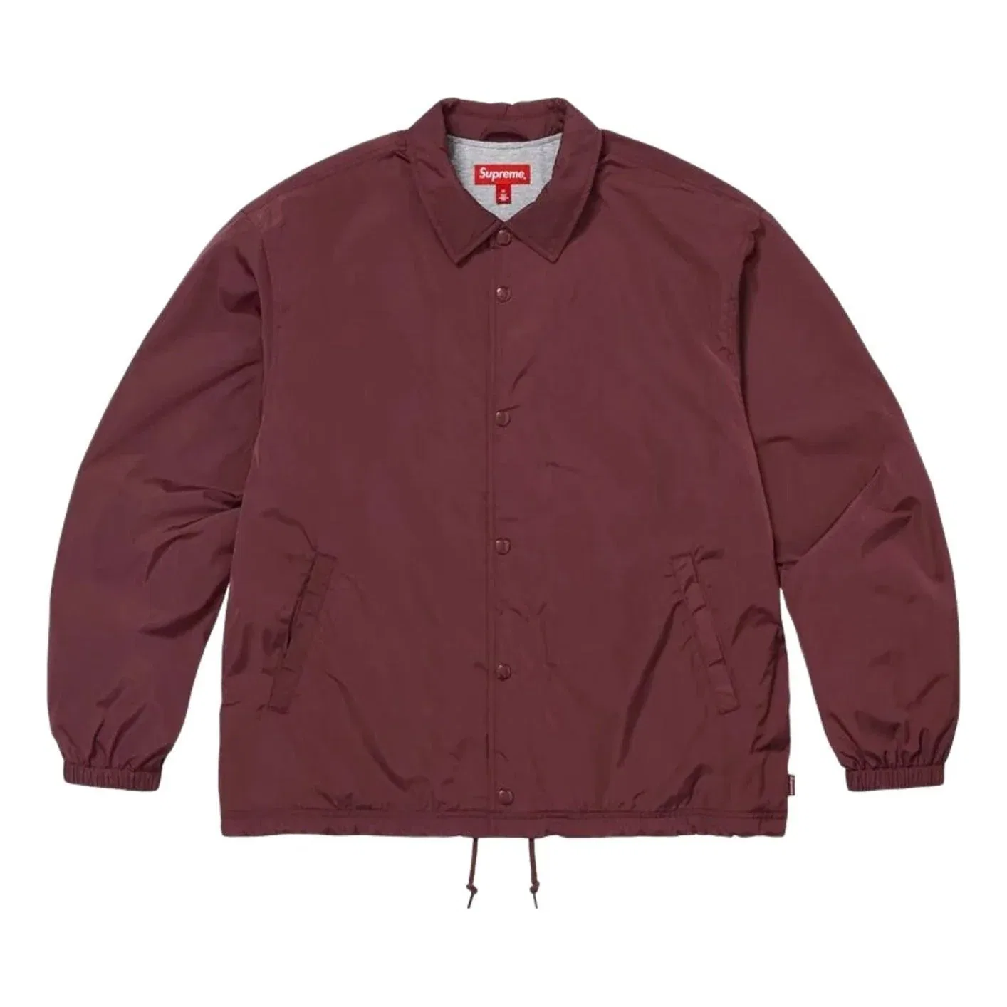 Мужская куртка FW26 Coaches Jacket 'Burgundy' Supreme, бордовый