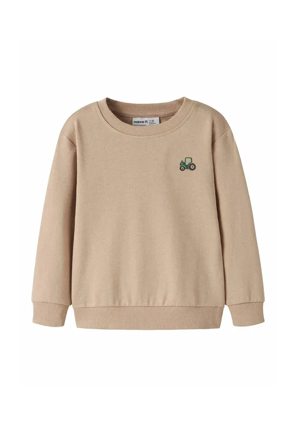 Свитшот с вышивкой Sweatshirt regular fit Name It, Sesame