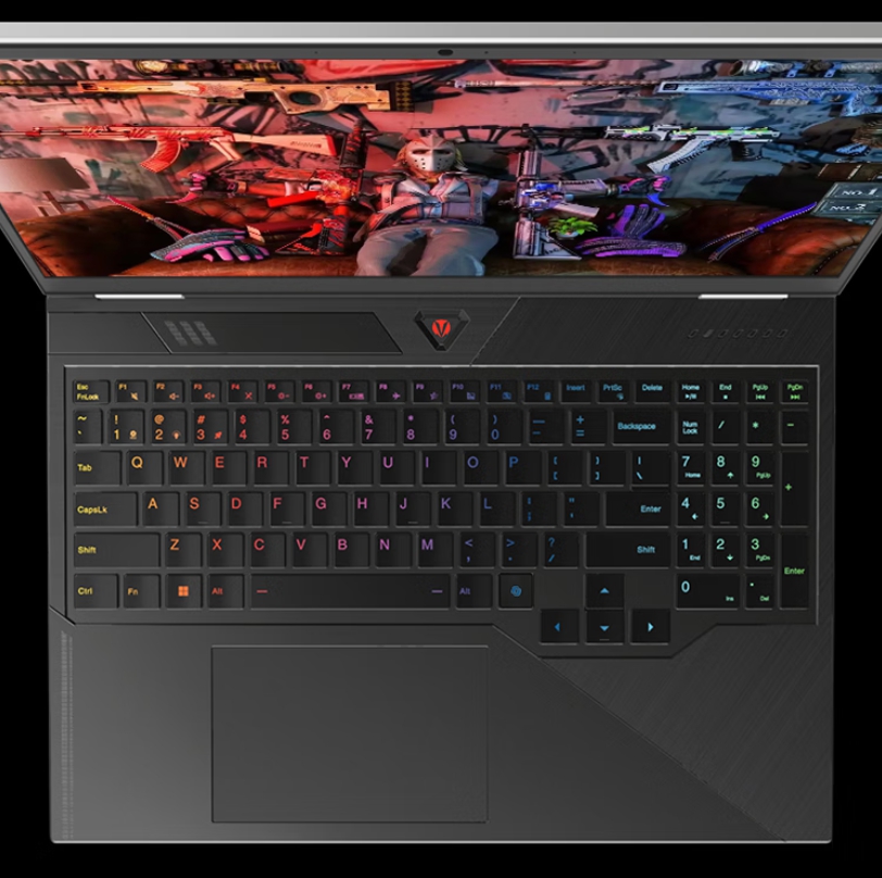 Игровой ноутбук Hasee Ares T9 Pro, 16'', 16Гб/1Тб, Intel Core i7-14700HX, RTX5070, серебристый, английская клавиатура — фото 3