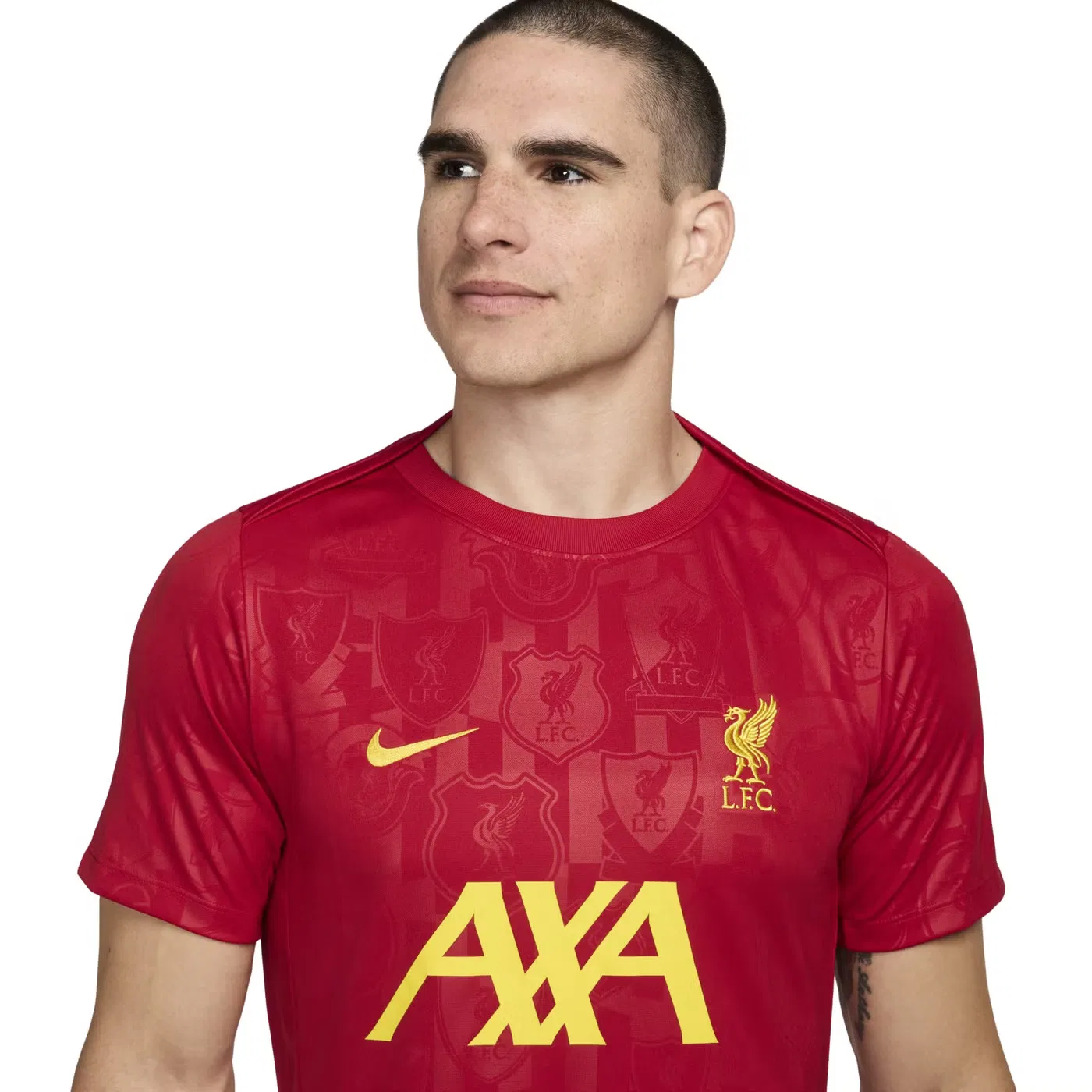Футболка с принтом Liverpool FC Academy Pro Nike, красный — фото 2