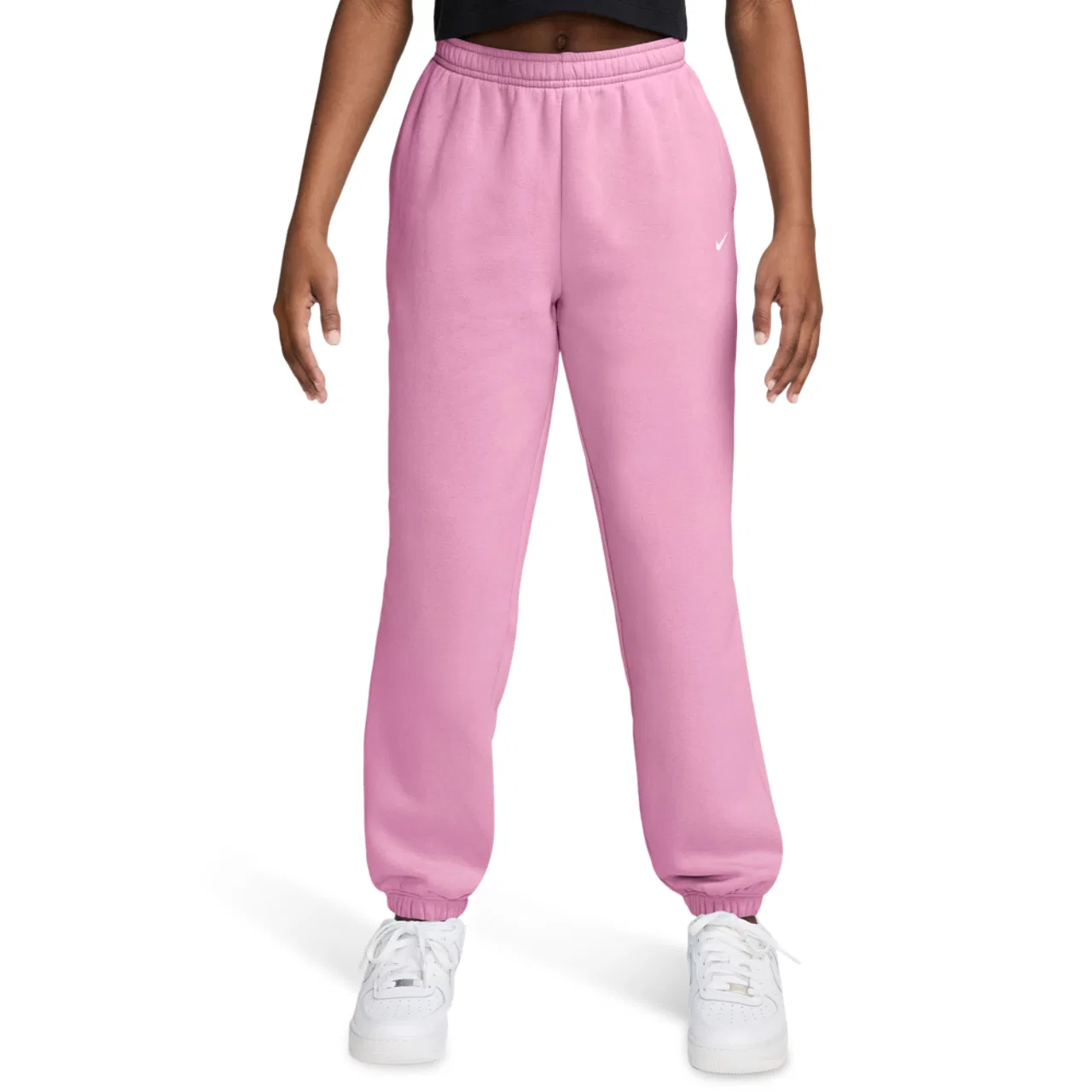 Детские спортивные штаны свободного кроя Nike Studio Fleece, Pink