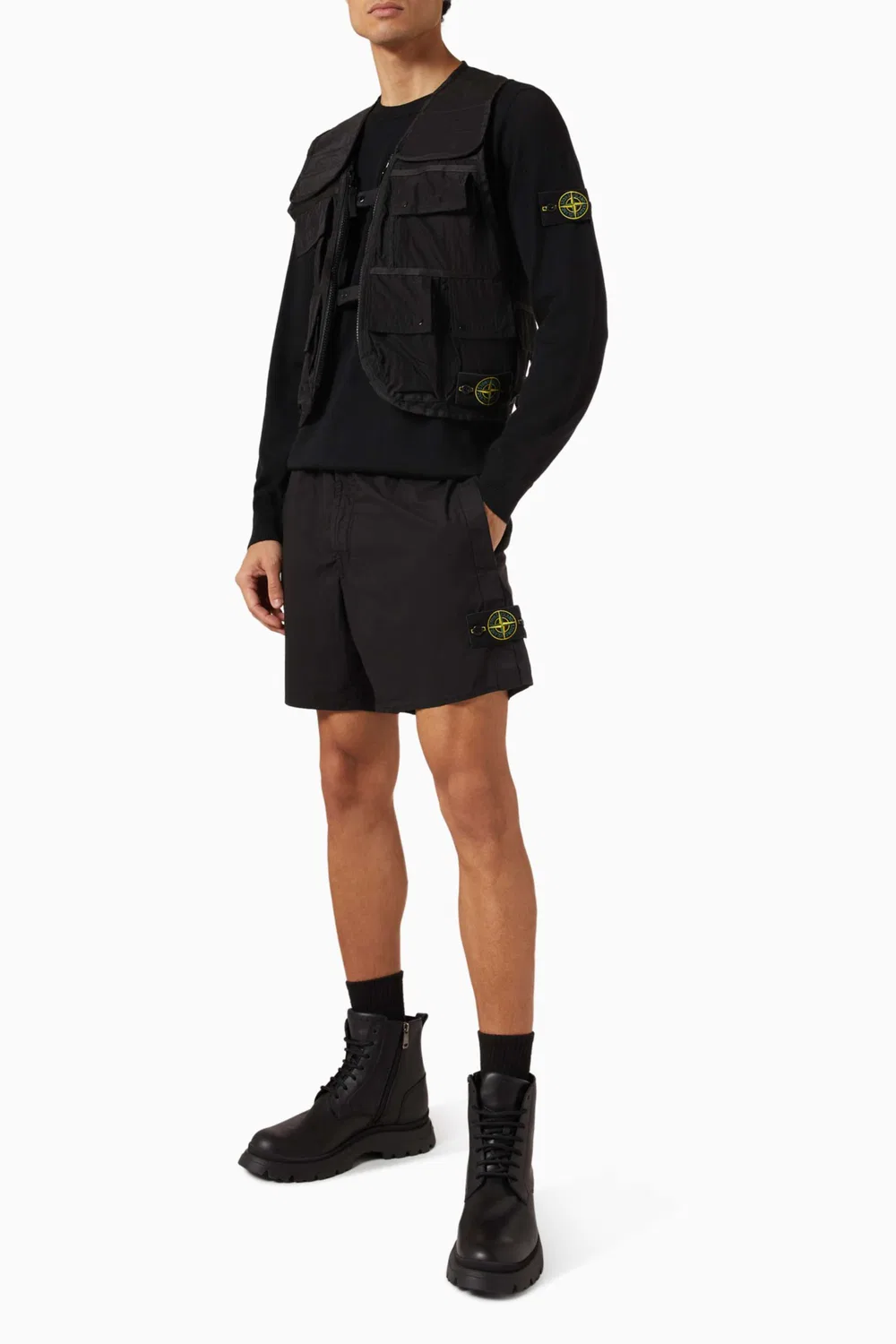 Шорты-бермуды из нейлона Stone Island — фото 2
