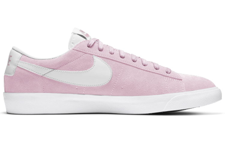 Кроссовки Nike Blazer Low, розовый/белый — фото 2