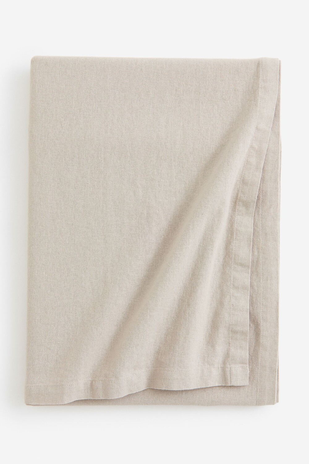 

Скатерть H&M Home Linen-blend, серо-бежевый