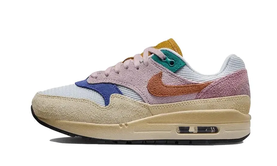 Детские кроссовки с принтом Tan Lines Air Max 1 Nike, Multicolor