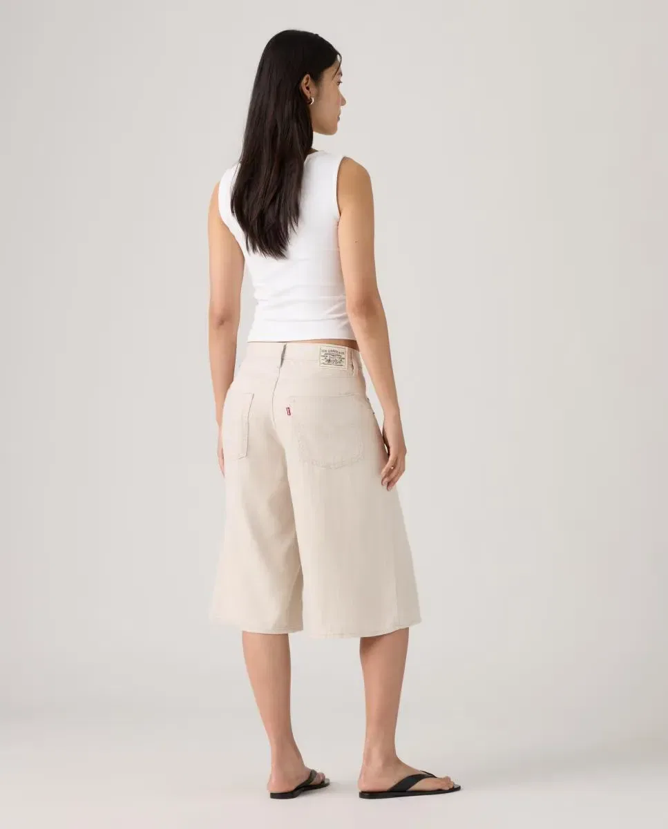 Женские шорты из льна с принтом Super Baggy Long Jort? Levi's, Rosa Claro — фото 2