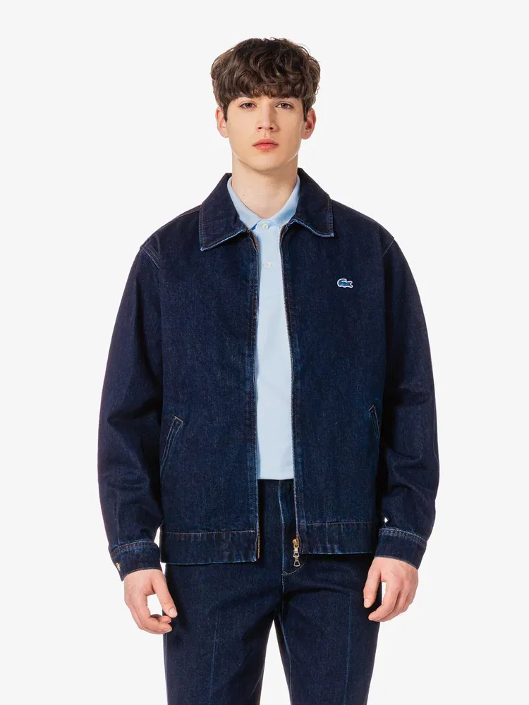 Джинсовая куртка JP Denim Zip Jacket LACOSTE, Navy — фото 4