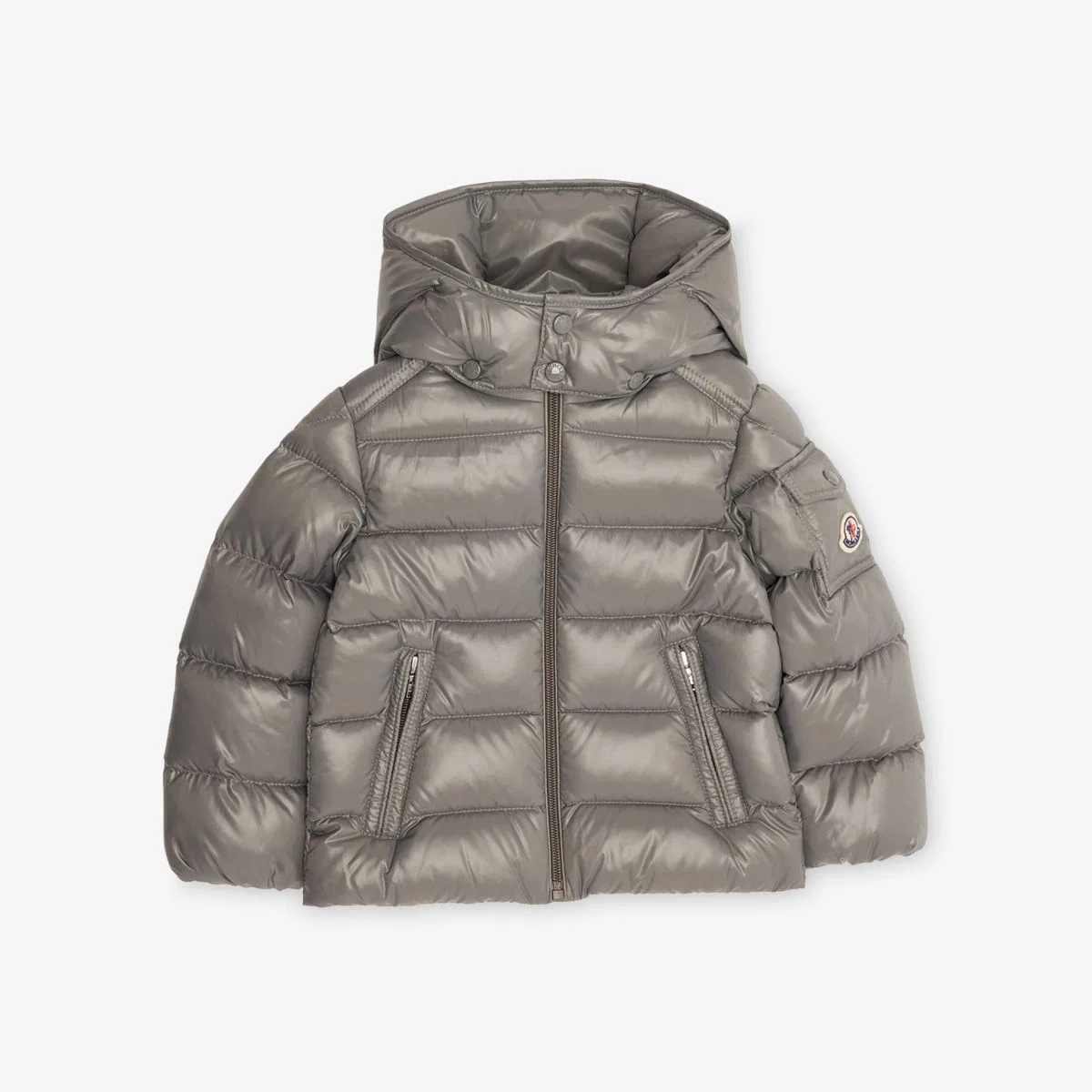 Пуховая куртка Maya, возраст 12 месяцев - 3 года Moncler, серый