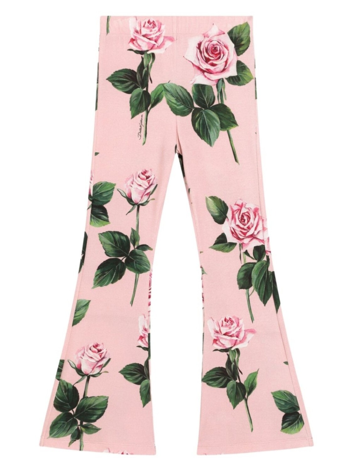 

Dolce & Gabbana Kids брюки с цветочным принтом, розовый