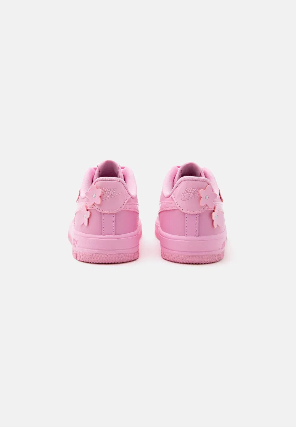 Force 1 ki floret lace унисекс - кроссовки Nike Sportswear, Pink Rise/Pink Foam/Metallic Silver-Coloured — фото 3